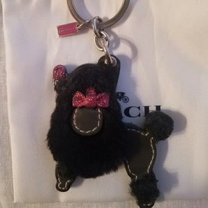 Coach keychain key fob